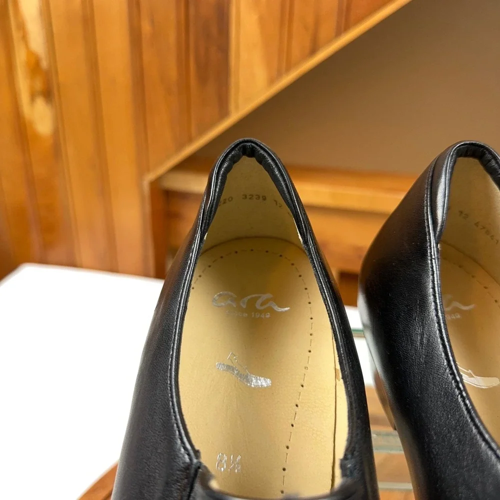 Ara black leather